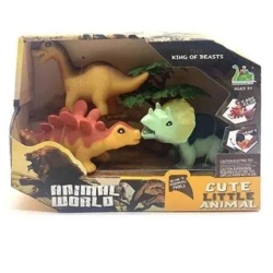 Zestaw dinozaurów 3 figurki - Maksik