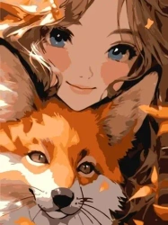 Malowanie po numerach - Dobre dusze 30x40cm - Qbee