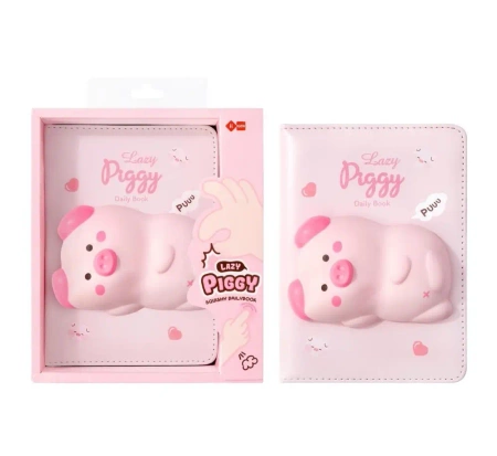 Notatnik mini Świnka miękka okładka 96 stron - Squishy