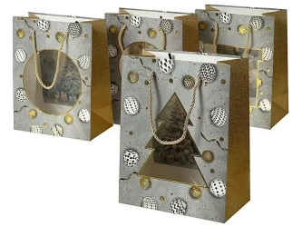 Torebka prezentowa Boże Narodzenie 23x18x9cm MIX - ADAR