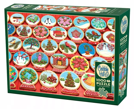 Cobble Hill Puzzle 1000 el. Ciasteczka w kształcie śnieżnej kuli
