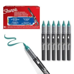 Markery akrylowe zielone (6szt) - Sharpie
