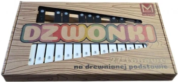 Dzwonki 27-tonowe na drewnianej podstawie - Marek