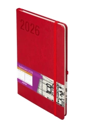 Kalendarz 2026 A5 Formalizm czerwony TDW - -