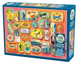 Puzzle 500 Sardynki i przyjaciele 113754 - Cobble Hill