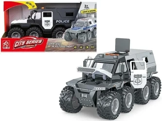 Pojazd policyjny z napędem na koło światło, dźwięk - ADAR