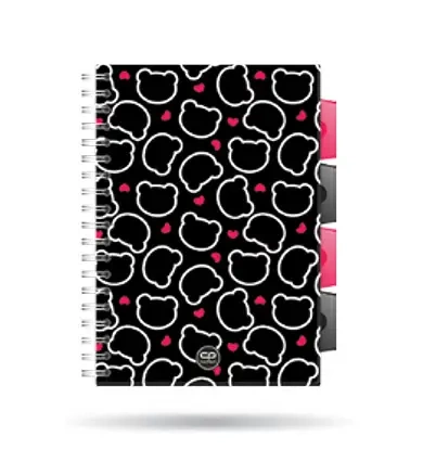 Kołozeszyt A5 100k kratka PP Coolpack bear - PATIO