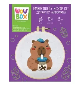 Wow Box Zestaw do haftowania Kapibara Bubble Tea - TM Toys