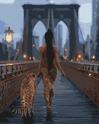 Malowania po numerach - Drapieżne dziewczyny 40x50 - Ideyka