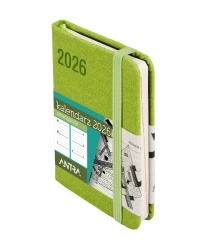 Kalendarz 2026 A7 Awangarda TDW zielony - Antra