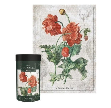 Puzzle 1000 Botanic Poppy - INTERDRUK