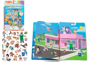 Psi Patrol Historie z naklejkami wypukłe - Melissa & Doug