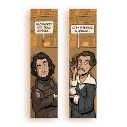 Zakładka kartonowa - Mickiewicz vs Słowacki - Molom