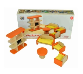 Meble dla lalek drewniane - Salon - Pro Kids