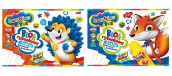 Blok rysunkowy A3/20K Plus (10szt) BAMBINO - ST-MAJEWSKI