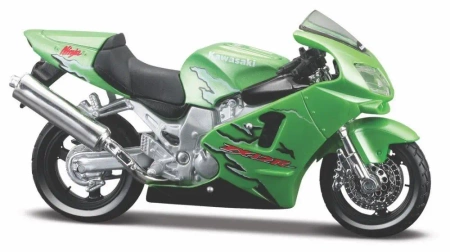 Model metalowy Motocykl Kawasaki Ninja ZR-12R 1/18 z podstawką - Maisto