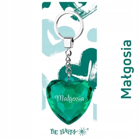 Brelok Serce Małgosia - Be-Happy Gifts