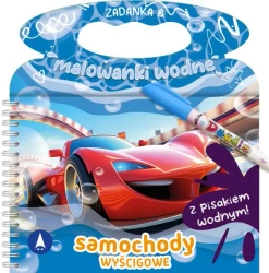 Zadanka & malowanki wodne. Samochody wyścigowe - Wioleta Żyłowska