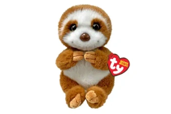 Ty Beanie Bellies. Stella. Brown Sloth. 15cm - Meteor