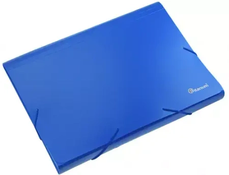 Teczka z gumką Pp A4/30mm/12przegr niebieski J.fol