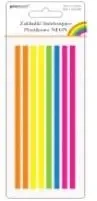 Zakładki indeksujące neon 5x135mm 8x20szt plastik - Penword