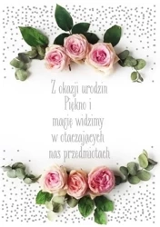 Kartka okolicznościowa Urodziny TS95 - Trend