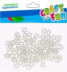 Ozdoba Dekoracyjna PerŁowa Gwiazdki Craft with Fun 501923