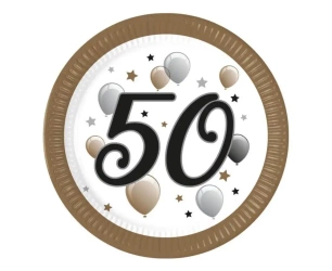 Talerzyki papierowe 23cm 8szt - Godan