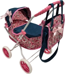 Wózek dla lalek głęboki z torbą - MarioToys