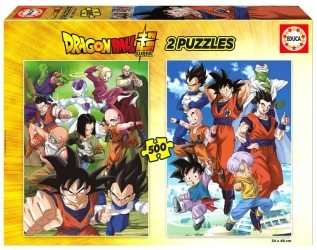 Puzzle 2x500 Dragon Ball Super 112825 - Educa