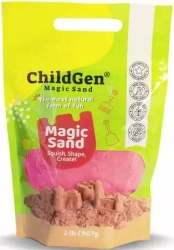 ChildGen Piasek kinetyczny 100% NATURALNY 907g, kolor różowy, pachnący - ChildGen (GEN OYUNCAK SANAYİ TİCARET A.Ş.)