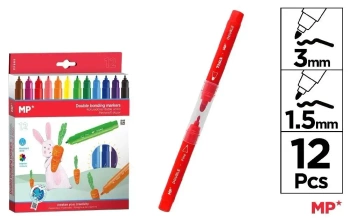 Flamastry podwójne złącze 12 kolorów - MP Main Paper
