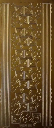 Stiker ażurowy 10x23cm bordiurka złoty - Galeria Hobby