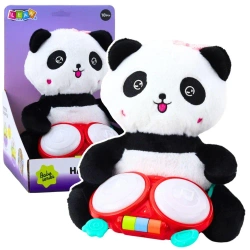 Panda pluszowa z bębenkami - Leantoys