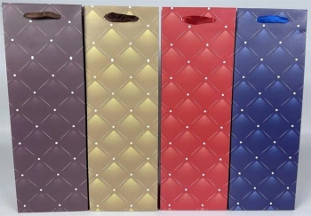 Torebka prezentowa na butelkę MIX - Kalpol