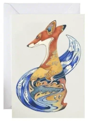 Karnet A165 B6 + koperta Lis w chmurach - DM Collection