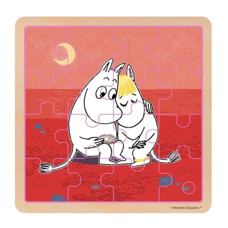 Puzzle 16 drewniane Muminki - Troska - Cass film