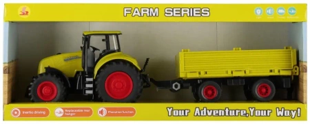 Traktor z akcesoriami - MEGA CREATIVE