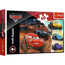Puzzle 60 Zygzak McQueen z przyjaciółmi TREFL