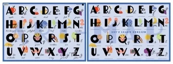 Podkładka laminowana A2 Let's Learn English - Art-Map