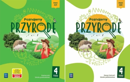 Przyroda 4 Poznajemy przyrodę klasa 4 Podręcznik + zeszyt ćwiczeń WSIP - Katarzyna Przybysz|Anna Romańska|Joanna Gadomska