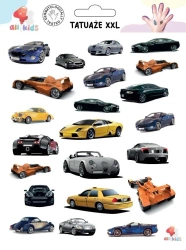 Tatuaże zmywalne dla dzieci Auta samochody XXL - Praca zbiorowa