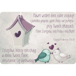 Magnes na lodówkę - Nawet wróbel... - Szaron