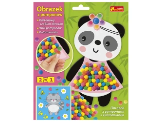 Obrazek z pomponów Panda 2w1 - Ranok-Creative