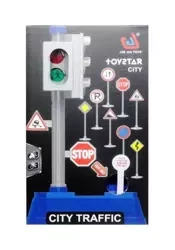 Sygnalizator + znaki drogowe - SWEDE