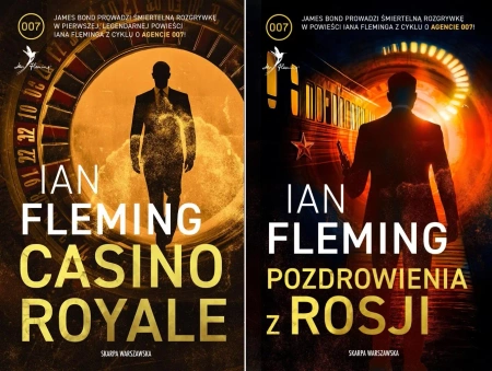 Pakiet James Bond Casino Royale + Pozdrowienia z Rosji Ian Fleming - Ian Fleming