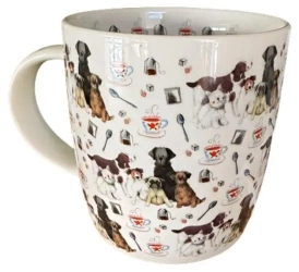 Kubek M110 Psy i herbata - Alex Clark