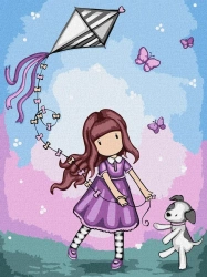 Malowanie po numerach - Dont Fly Away Kids 30x40cm - Ideyka