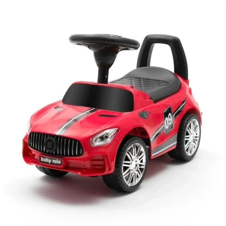 Jeździk dziecięcy z dźwiękiem Racer czerwony - Baby Mix