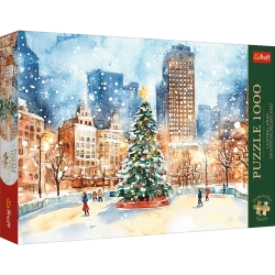 Puzzle 1000 elementów. Premium Plus Quality. Zimowa Kraina Czarów w Central Parku